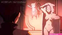 Nude Anime Girl Drops Her Robe 2