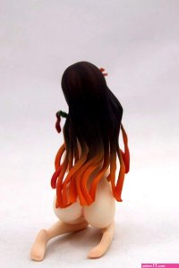 Demon Slayer: Kimetsu no Yaiba Nezuko Kamado flat chested 16 naked an