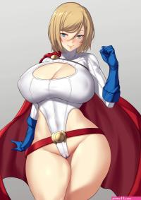 aster crowley dc comics power girl cameltoe erect nipples leotard
