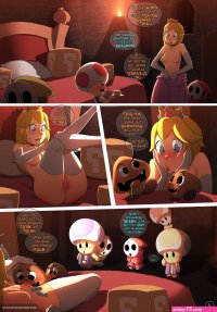 Peach Princess Porn comic Rule 34 comic Cartoon porn comic