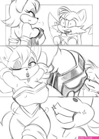 Tails x Rouge comic porn
