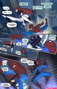 Porn comic Ohhh What A Tangled Web. Spider-Man Sex comic skilled magician came