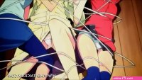 hentai ecchi Tied up grabbing Boobs Ecchi