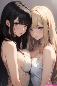 Lesbian Anime Girls by K1ryuArts on DeviantArt