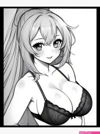 Enchanting Anime Art Waifu Material Sexy Hot Naked and Cute Anime Kawaii Girls with Big Boobs Greeting Card for Sale by CelestialChicC