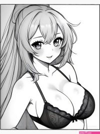 Enchanting Anime Art Waifu Material Sexy Hot Naked and Cute Anime Kawaii Girls with Big Boobs Sticker for Sale by CelestialChicC