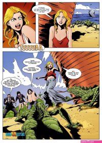 Sexy blone cartoon babe get her pussy fucked