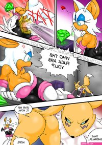 Rouge VS Bat Sonic The Hedgehog Digimon