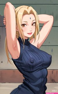 AI generated tsunade porn pictures by kamisamauki about smile solo