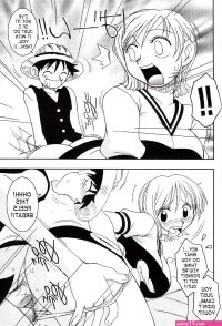 Nami and Luffy hentai manga online