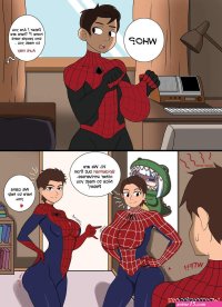 Porn comic No way home. VN SIMP. SpiderMan. Sex comic more SpiderMen from