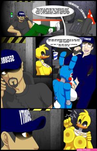 Five Fucks at Freddys Porn comic Rule 34 comic Cartoon porn comic