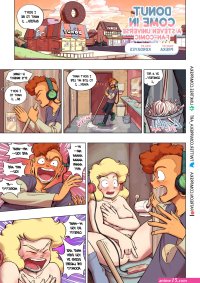 Donut come in Porn comic Rule 34 comic Cartoon porn comic