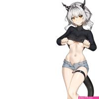 girl hot sexy boobs anime pretty dragon girl Under boob 2048x2048