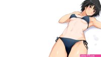 Wallpaper kawaii girl hot sexy boobs anime short hair pretty for mobile and desktop section resolution 3840x2160