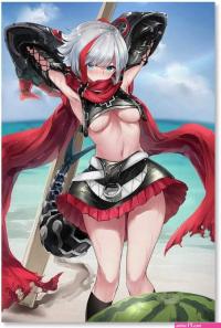 UUUIUO Modern Two-Dimensional Art Anime Girls Digital Art Artwork Underboob Canvas Art Poster and Wall Art Picture Print Modern Family Bedroom Decor Posters 12x18inch30x45cm : Amazon.ca: Home