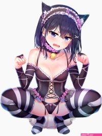 Cute anime hentai waifu material comics Sticker for Sale by bots95shop