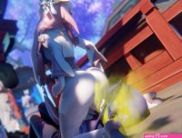 Yae Miko FaceFarting Raiden Shogun ANIMATION