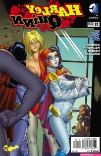 Power Girl Harley Quinn Comic Cover