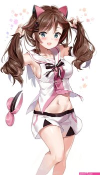 Anime girl babes modeling skirt thicc babe hot naked cute HD phone wallpaper