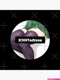 Aesthetic and Thick Anime Girl Thighs Art Board Print for Sale by TheDonatsuShop