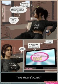 Porn comic Taylors Busy Day. Loganlove Sex comic young hot brunette