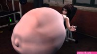 Animated vore vids: Mei sizing vore Shrink