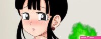 Chichi farts on gohan