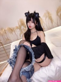 Rioko Ryoko Rioko Hot Girl Pussy Cat Sexy Girl Anime Cosplay 15