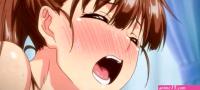 Anime girls wet pussy is poked with fingers and hard cock