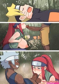 Porn comic Kushina Training Session Sex comic Naruto was distracted