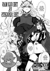 Oji-san vs San-Kishi Hentai Manga