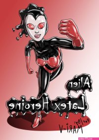 Alien latex heroine by Mari-V