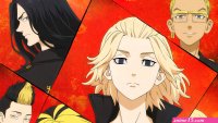 Download Tokyo Revengers Manga Red Character Poster Wallpaper