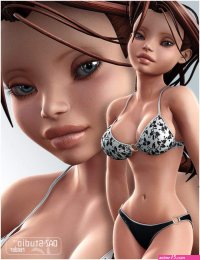 Comic small girl