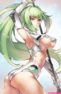 Goddess Green Heart- by B Hyperdimension Neptunia Know Your Meme