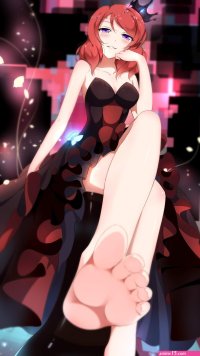 Wallpaper : redhead anime girls short hair legs Love Live cartoon black ha