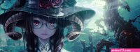 Horned girl HD wallpaper download