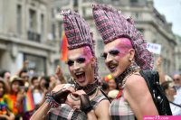 Boisterous London Pride marks 50 years since Stonewall