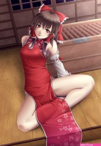 Secondary See the image of a beautiful woman wearing a Chinese dress in etch