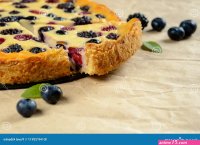 Tasty berry pie stock image. Image of homemade healthy