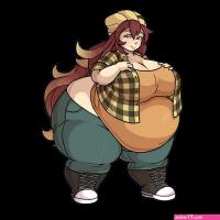 Fat girl group fan