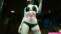 Cyberpunk Edgerunner Rebeccas Tattoo Overlay
