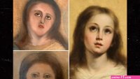 Immaculate Conception Painting Horrifically Botched by Amateur Restoration