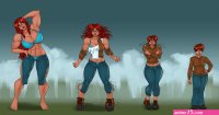 Female transformations comics