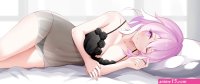 bed blush breast hold breasts cleavage elysia honkai impact honkai impact honk