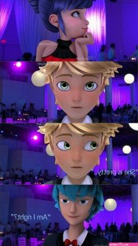 ML comic adrien marinette luka 13 Creditos a su autor Miraculous ladybug movie