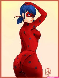 marinette dupain-cheng and ladybug miraculous ladybug drawn by falkeart Danboo