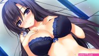 Blush long hair anime girls tomose shunsaku game cg purple eyes