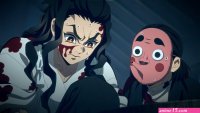 Wallpaper : Kimetsu no Yaiba sword mask Anime screenshot anime boys hazel e